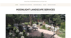 Desktop Screenshot of moonlightlandscapeservices.biz