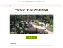 Tablet Screenshot of moonlightlandscapeservices.biz